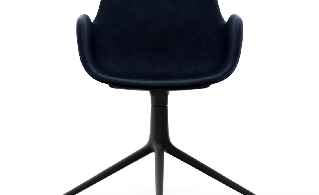 Офисный Стул от фабрики Normann Copenhagen модель Form Upholstered Swivel Arm