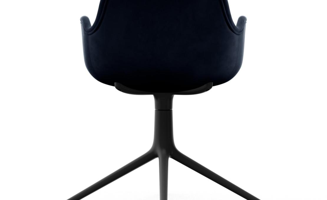Офисный Стул от фабрики Normann Copenhagen модель Form Upholstered Swivel Arm