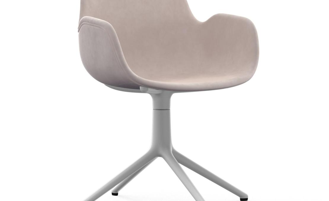 Офисный Стул от фабрики Normann Copenhagen модель Form Upholstered Swivel Arm