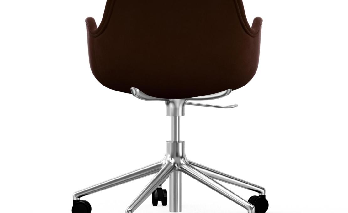 Офисный Стул от фабрики Normann Copenhagen модель Form Upholstered Swivel Arm