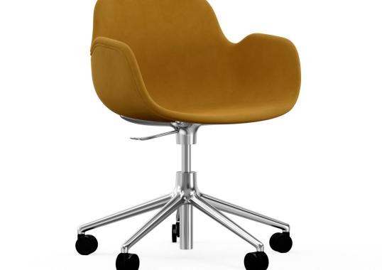 Офисный Стул от фабрики Normann Copenhagen модель Form Upholstered Swivel Arm