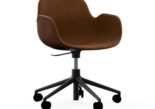 Офисный Стул от фабрики Normann Copenhagen модель Form Upholstered Swivel Arm