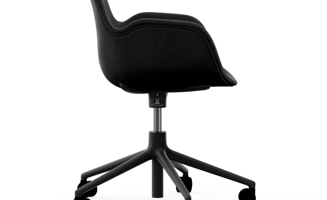 Офисный Стул от фабрики Normann Copenhagen модель Form Upholstered Swivel Arm