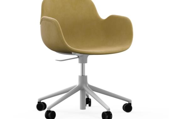 Офисный Стул от фабрики Normann Copenhagen модель Form Upholstered Swivel Arm