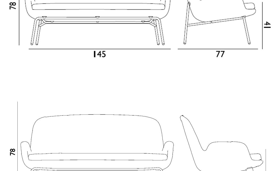 Диван от фабрики Normann Copenhagen модель Era Sofa Normann Copenhagen
