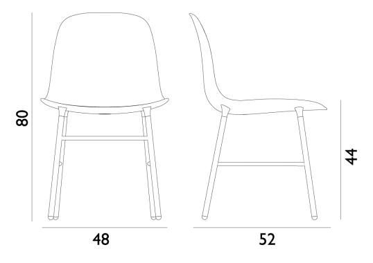 Стул от фабрики Normann Copenhagen модель Form Upholstered 