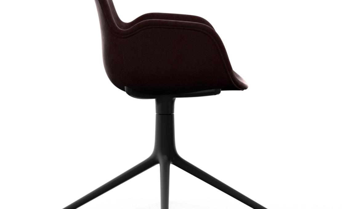 Офисный Стул от фабрики Normann Copenhagen модель Form Upholstered Swivel Arm