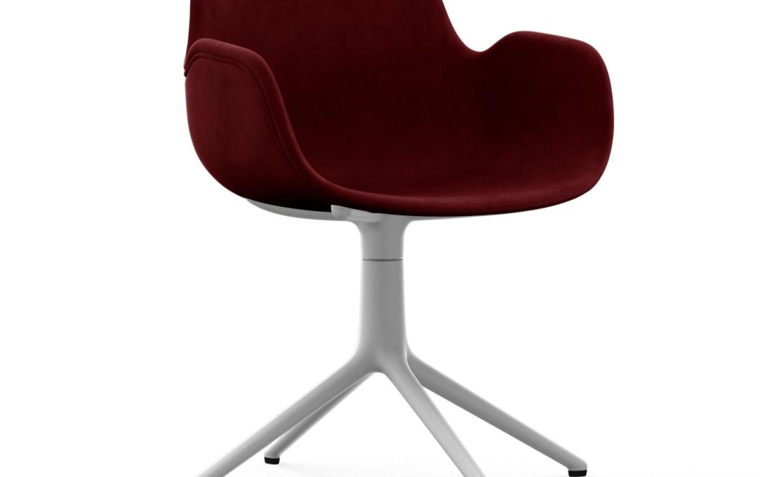 Офисный Стул от фабрики Normann Copenhagen модель Form Upholstered Swivel Arm