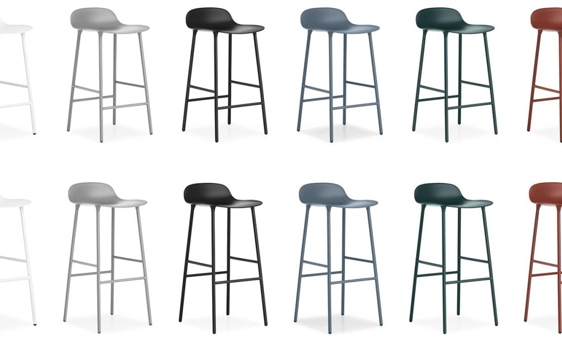 Барный стул от фабрики Normann Copenhagen модель Form 