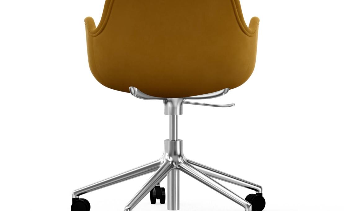 Офисный Стул от фабрики Normann Copenhagen модель Form Upholstered Swivel Arm