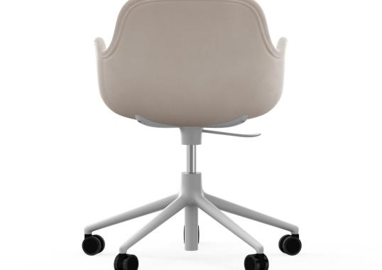Офисный Стул от фабрики Normann Copenhagen модель Form Upholstered Swivel Arm