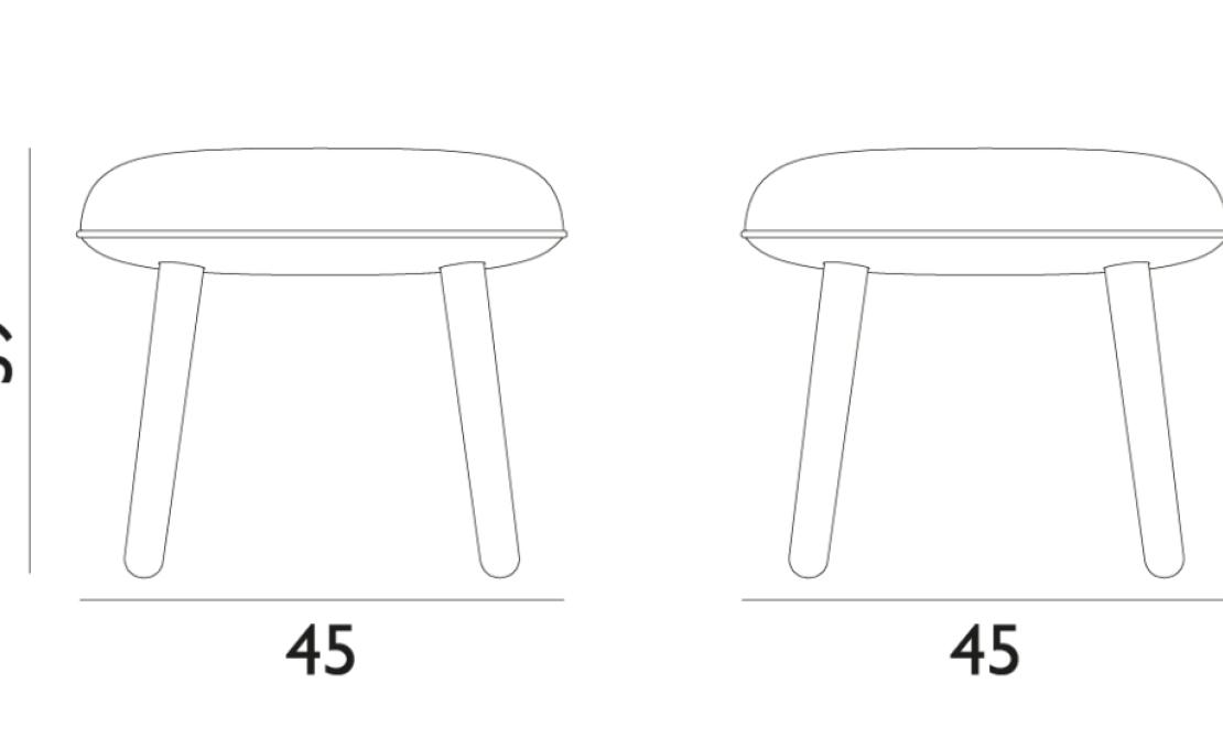 Пуф от фабрики Normann Copenhagen модель Ace Normann Copenhagen Foot