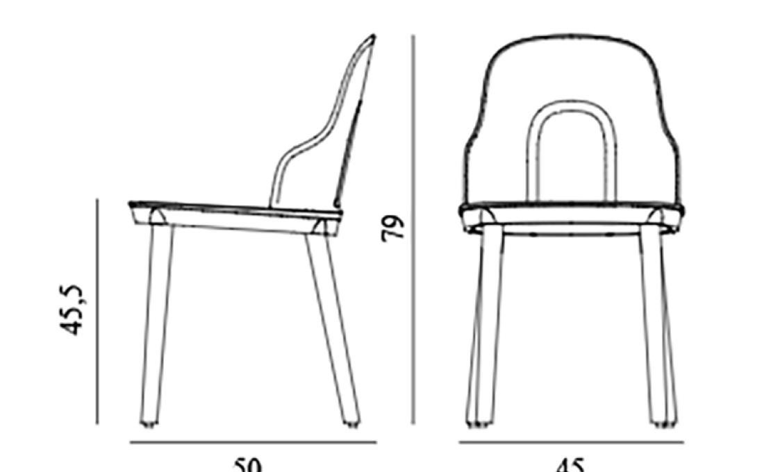 Стул от фабрики Normann Copenhagen модель 3040 Allez Upholstery 