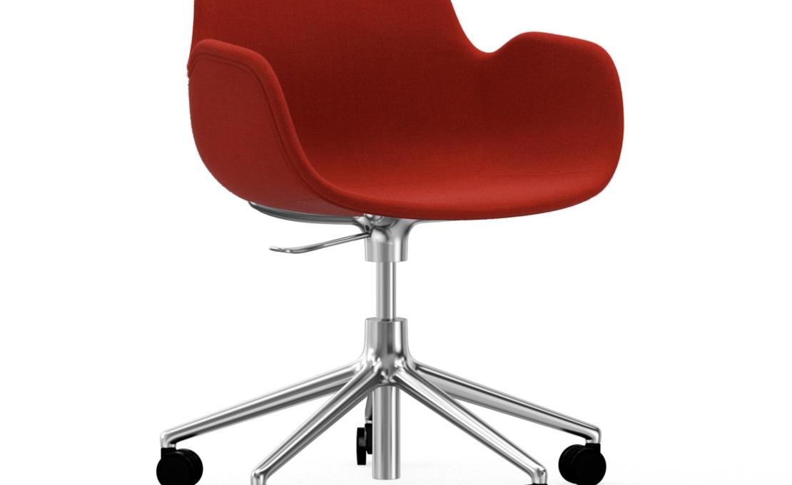 Офисный Стул от фабрики Normann Copenhagen модель Form Upholstered Swivel Arm