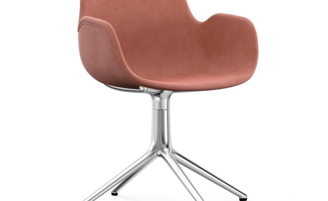 Офисный Стул от фабрики Normann Copenhagen модель Form Upholstered Swivel Arm