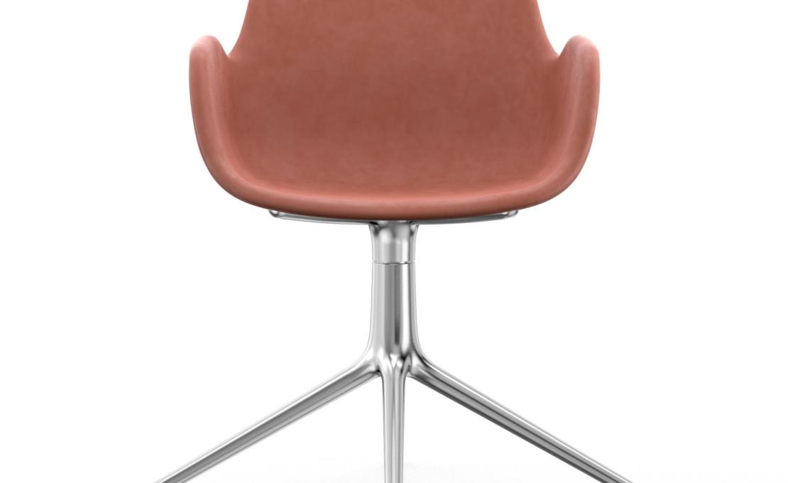 Офисный Стул от фабрики Normann Copenhagen модель Form Upholstered Swivel Arm