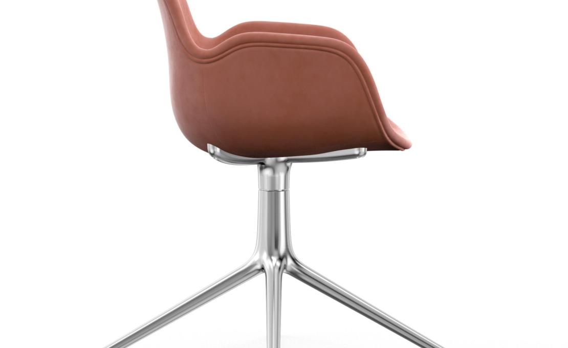 Офисный Стул от фабрики Normann Copenhagen модель Form Upholstered Swivel Arm