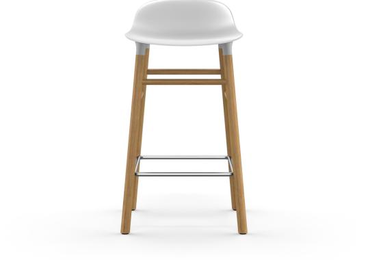 Барный стул от фабрики Normann Copenhagen модель Form  with Wood Legs