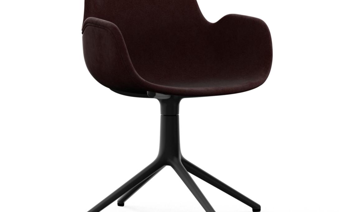 Офисный Стул от фабрики Normann Copenhagen модель Form Upholstered Swivel Arm