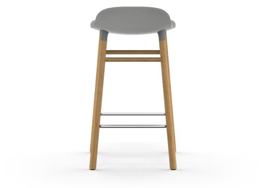 Барный стул от фабрики Normann Copenhagen модель Form  with Wood Legs