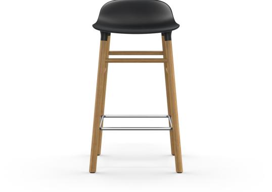 Барный стул от фабрики Normann Copenhagen модель Form  with Wood Legs