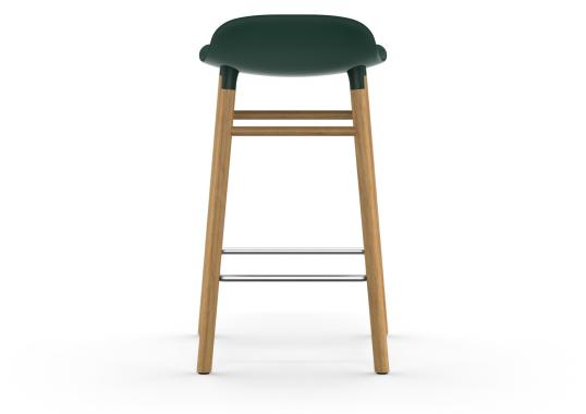 Барный стул от фабрики Normann Copenhagen модель Form  with Wood Legs