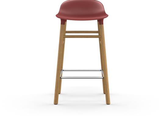 Барный стул от фабрики Normann Copenhagen модель Form  with Wood Legs