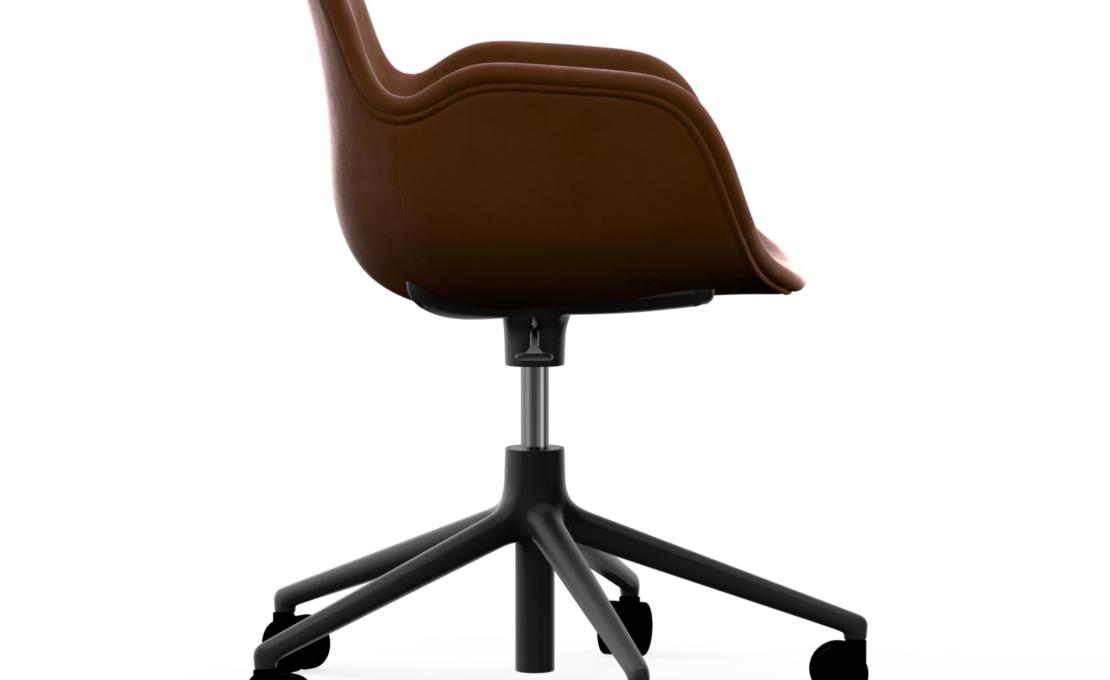 Офисный Стул от фабрики Normann Copenhagen модель Form Upholstered Swivel Arm
