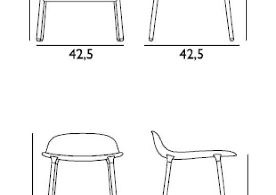 Барный стул от фабрики Normann Copenhagen модель Form 