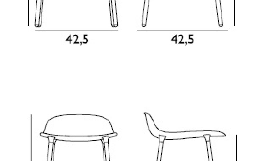 Барный стул от фабрики Normann Copenhagen модель Form 