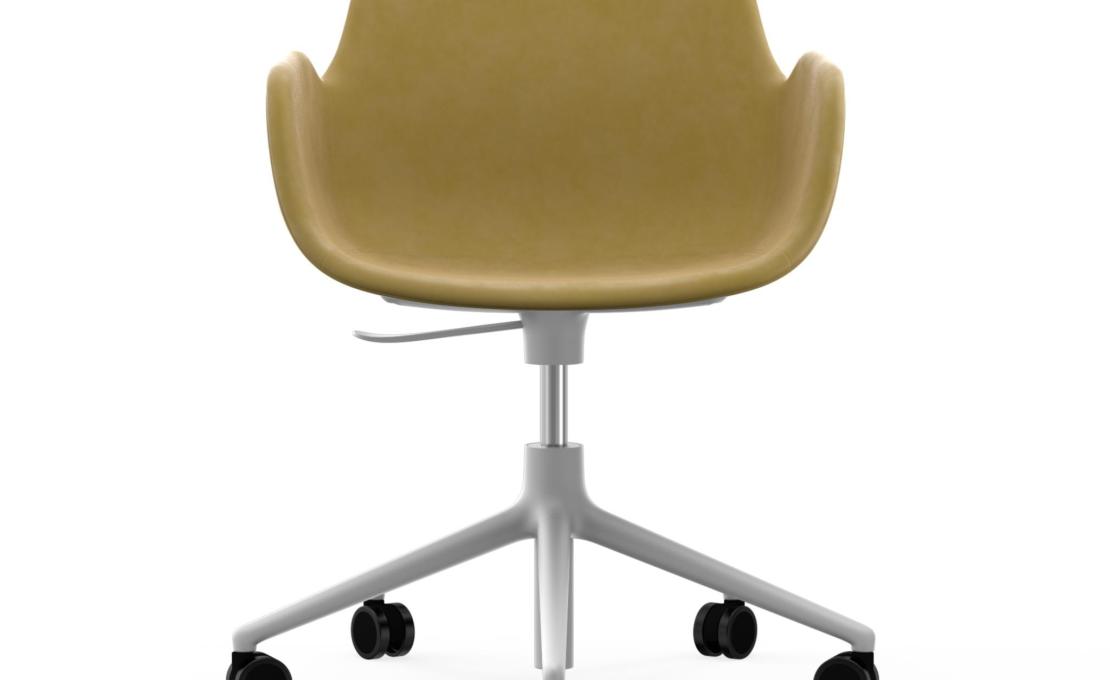 Офисный Стул от фабрики Normann Copenhagen модель Form Upholstered Swivel Arm