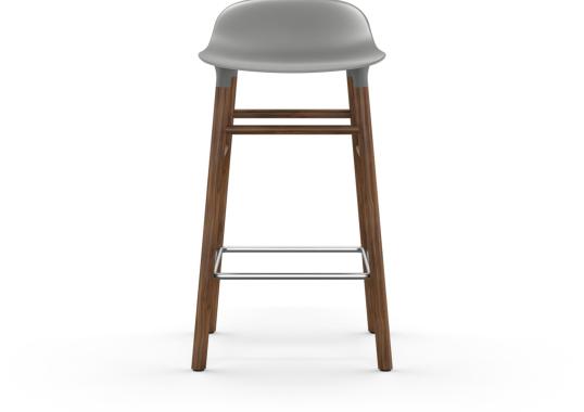 Барный стул от фабрики Normann Copenhagen модель Form  with Wood Legs