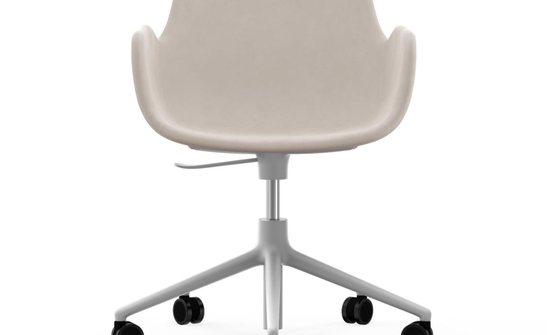 Офисный Стул от фабрики Normann Copenhagen модель Form Upholstered Swivel Arm