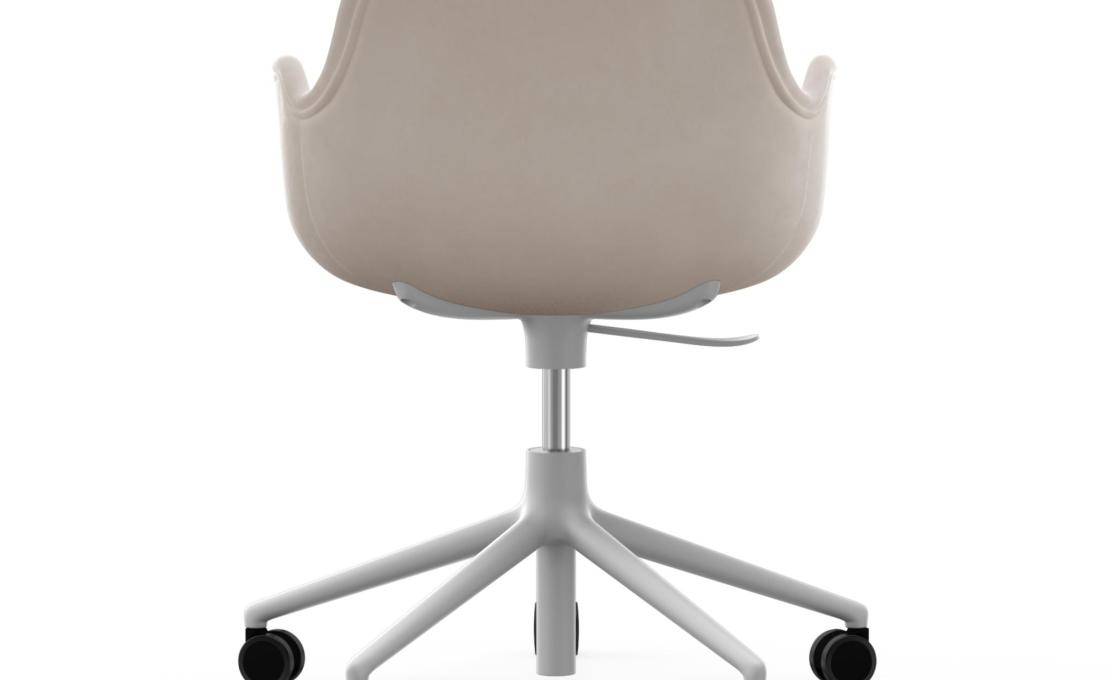 Офисный Стул от фабрики Normann Copenhagen модель Form Upholstered Swivel Arm