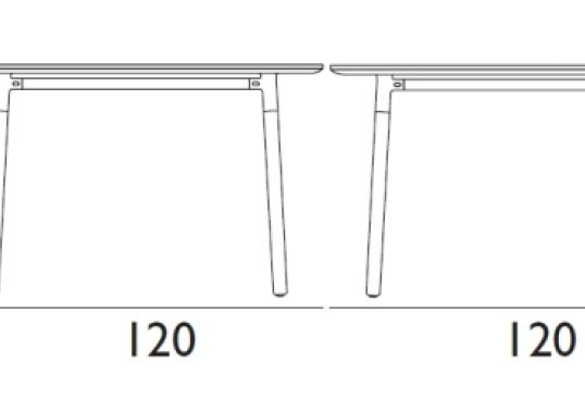 Стол от фабрики Normann Copenhagen модель 6028 Form Table Square