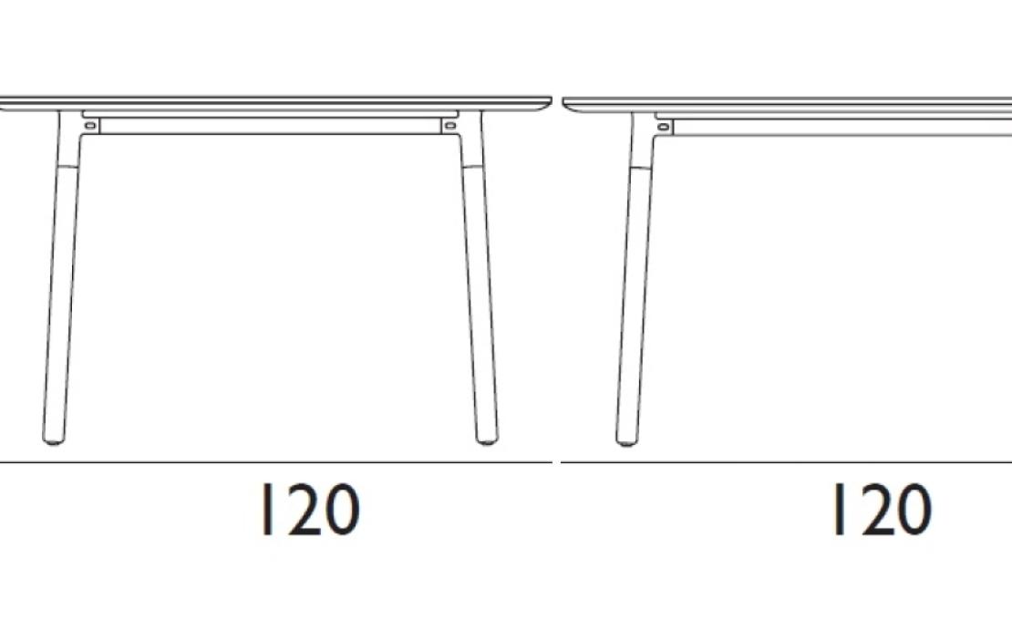 Стол от фабрики Normann Copenhagen модель 6028 Form Table Square