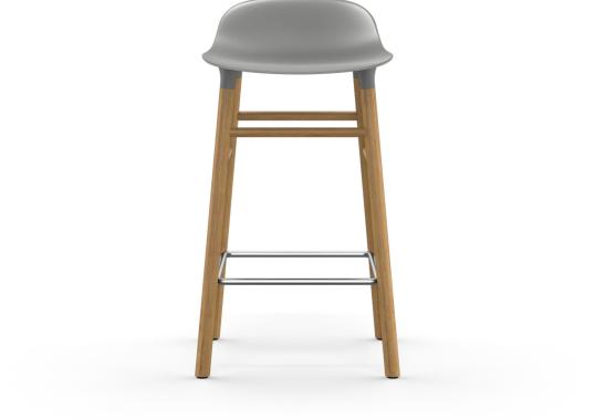 Барный стул от фабрики Normann Copenhagen модель Form  with Wood Legs