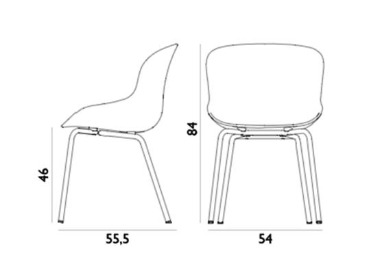 Стул от фабрики Normann Copenhagen модель Hyg Upholstery 