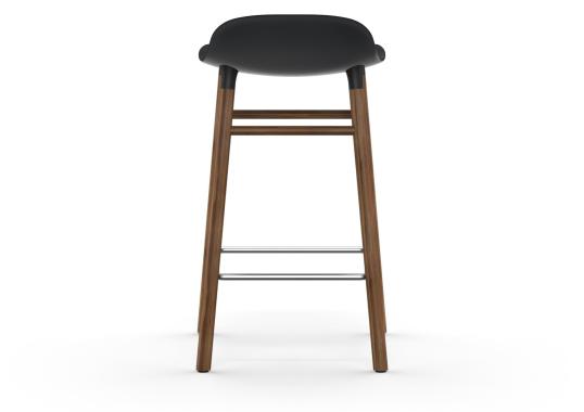 Барный стул от фабрики Normann Copenhagen модель Form  with Wood Legs