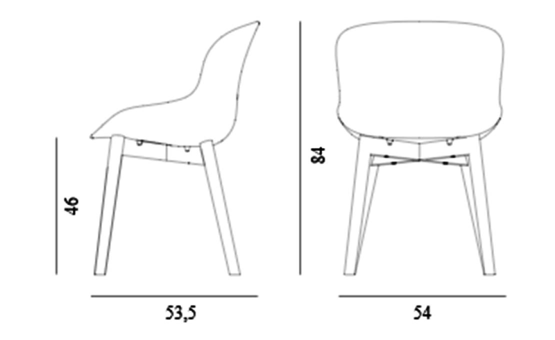 Стул от фабрики Normann Copenhagen модель Hyg Mid Upholstery 