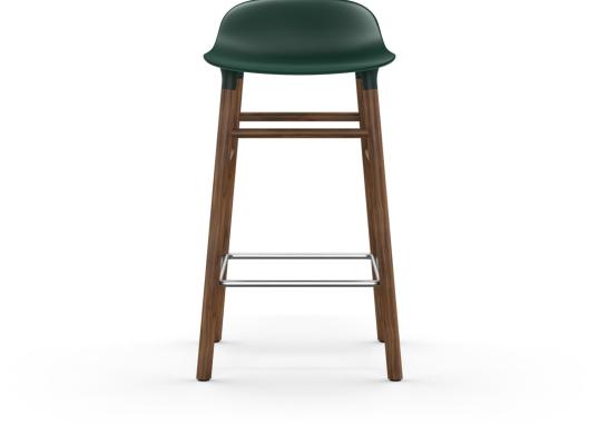 Барный стул от фабрики Normann Copenhagen модель Form  with Wood Legs