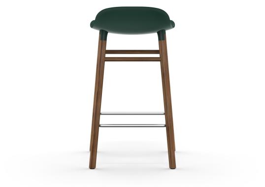 Барный стул от фабрики Normann Copenhagen модель Form  with Wood Legs