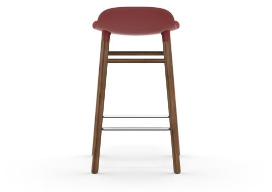 Барный стул от фабрики Normann Copenhagen модель Form  with Wood Legs
