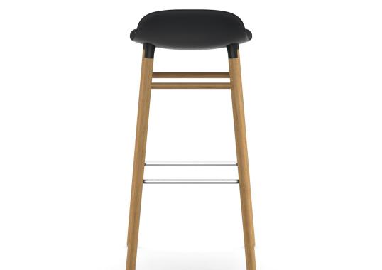 Барный стул от фабрики Normann Copenhagen модель Form  with Wood Legs