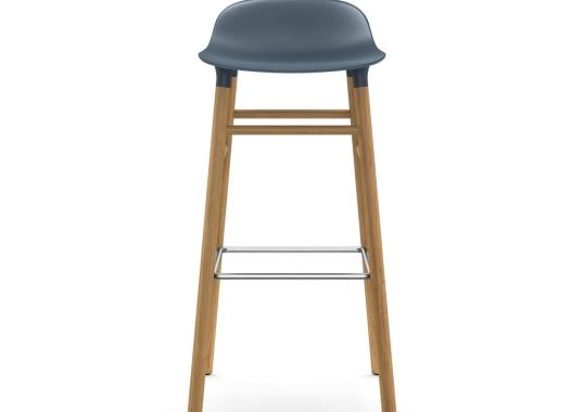 Барный стул от фабрики Normann Copenhagen модель Form  with Wood Legs