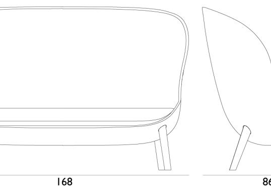 Диван от фабрики Normann Copenhagen модель Hyg Sofa