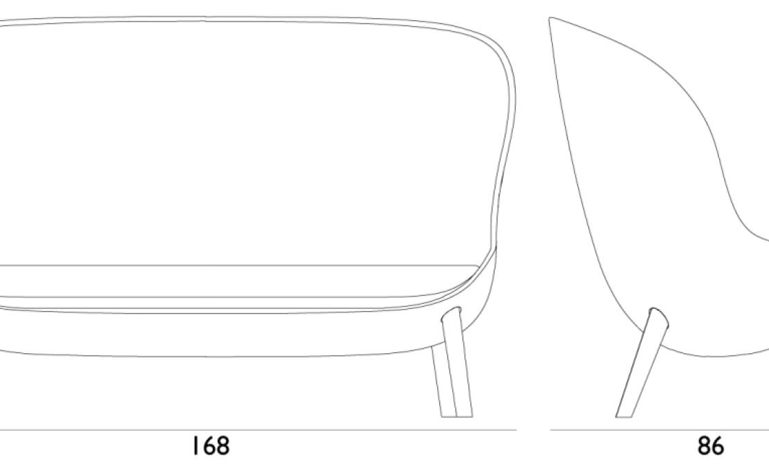 Диван от фабрики Normann Copenhagen модель Hyg Sofa