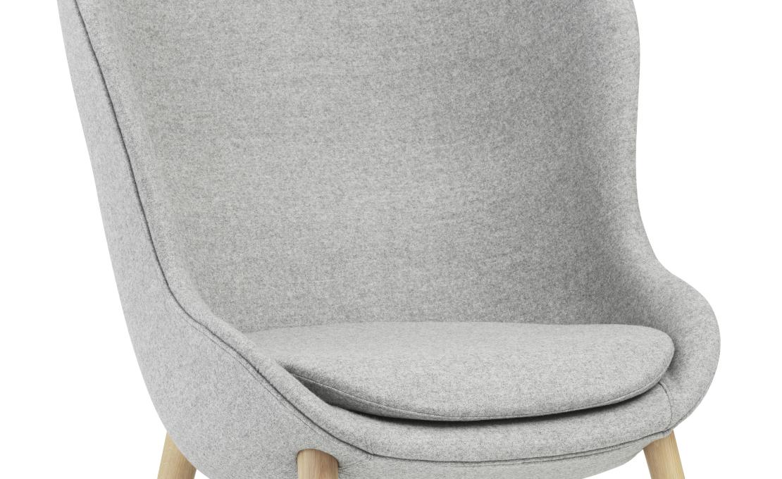 Кресло от фабрики Normann Copenhagen модель Hyg High Lounge 