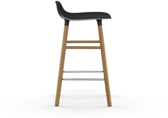 Барный стул от фабрики Normann Copenhagen модель Form  with Wood Legs