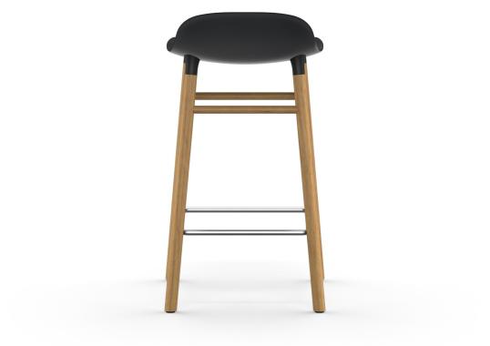 Барный стул от фабрики Normann Copenhagen модель Form  with Wood Legs